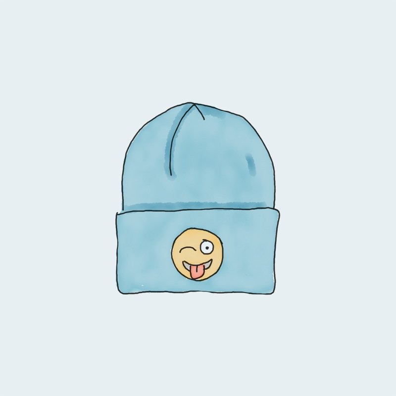 Beanie with logo